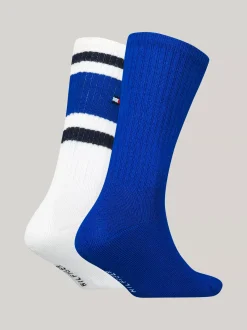 Bielizna & Skarpetki|Underwear & Socks*Tommy Hilfiger Skarpetki Z Blokami Kolorów, Zestaw 2 Par VICTORIA BLUE