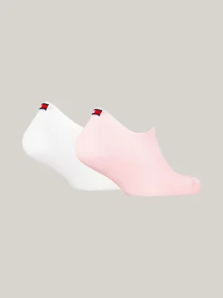 Bielizna & Skarpetki|Underwear & Socks*Tommy Hilfiger Skarpetki-stopki Z Flagą, Zestaw 2 Par PINK COMBO