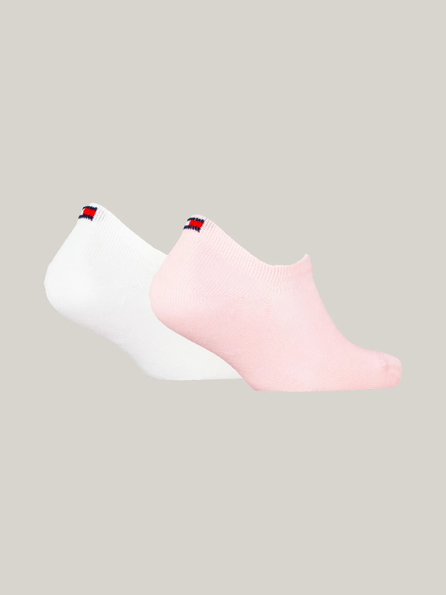 Bielizna & Skarpetki|Underwear & Socks*Tommy Hilfiger Skarpetki-stopki Z Flagą, Zestaw 2 Par PINK COMBO