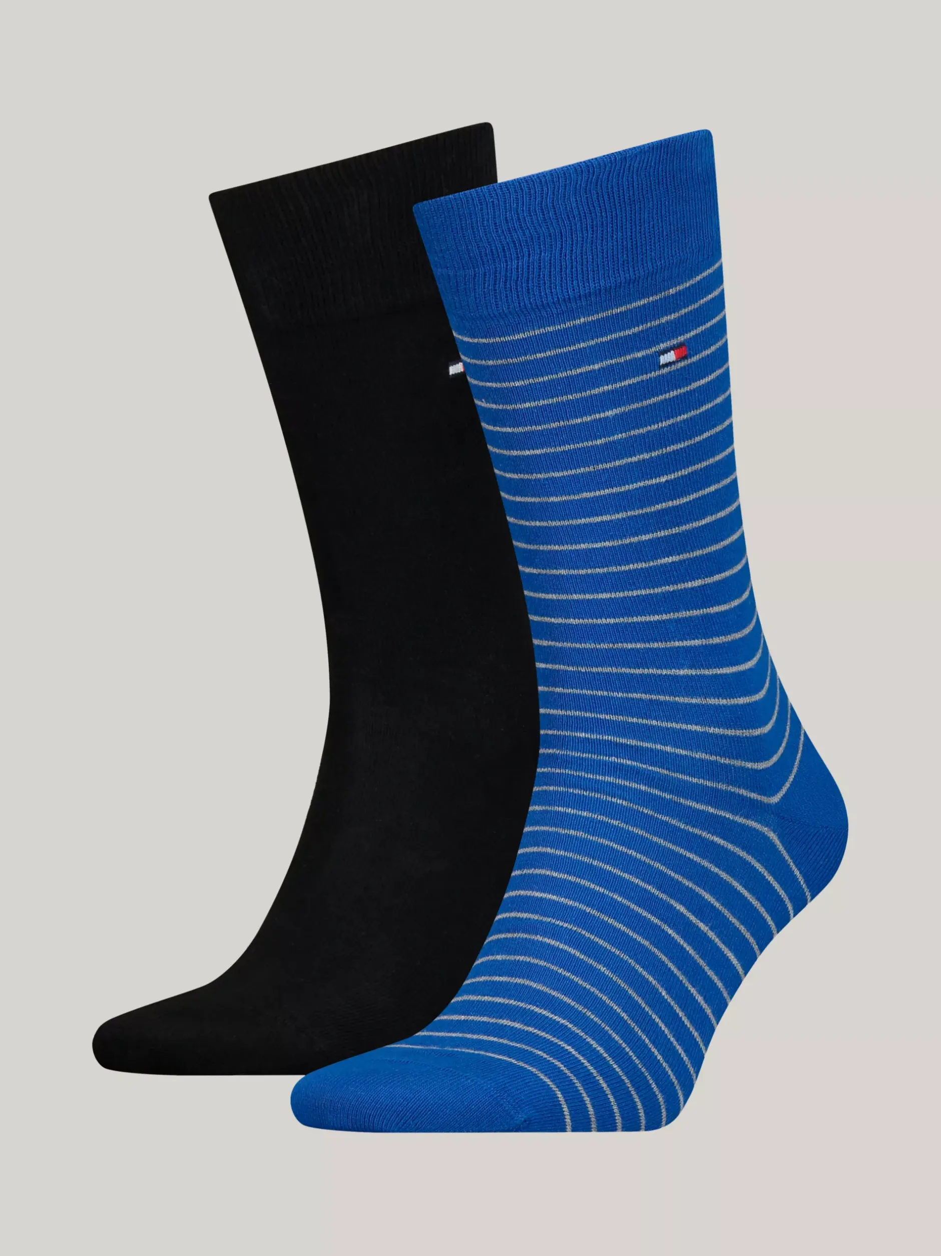 Skarpetki*Tommy Hilfiger Skarpety W Drobne Paski VICTORIA BLUE