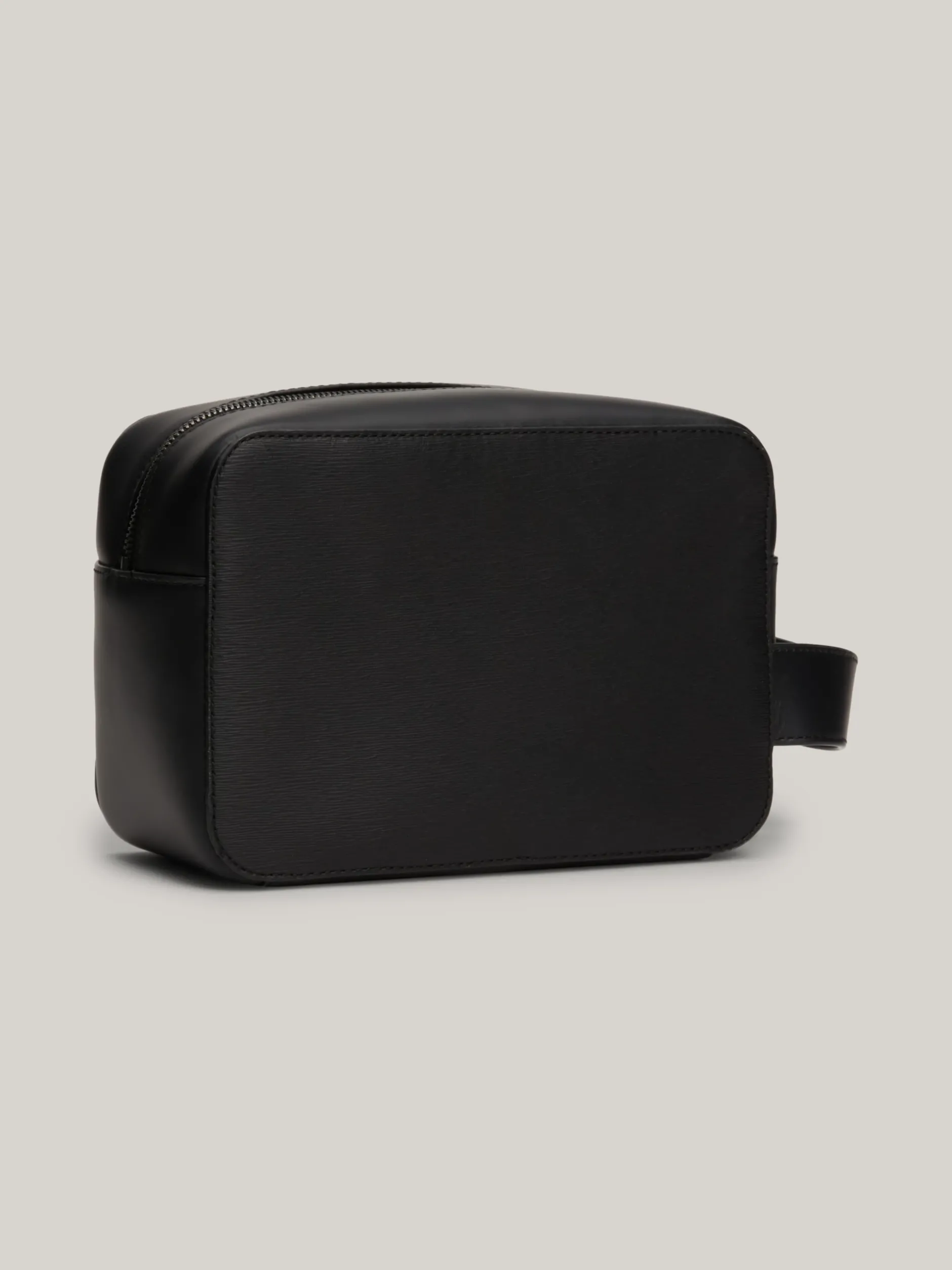 Kosmetyczki*Tommy Hilfiger Skórzana Kosmetyczka Premium Business BLACK