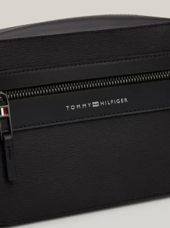 Kosmetyczki*Tommy Hilfiger Skórzana Kosmetyczka Premium Business BLACK