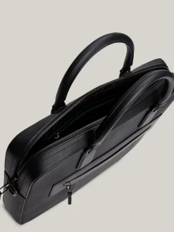 Torby Na Laptopa*Tommy Hilfiger Skórzana Torba Na Laptopa Premium Business BLACK