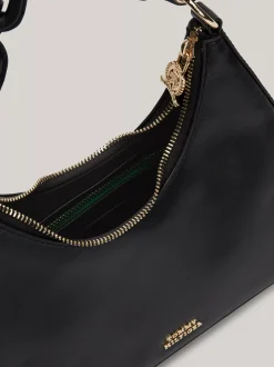 Torby Na Ramię*Tommy Hilfiger Skórzana Torebka Na Ramię TH Soft BLACK