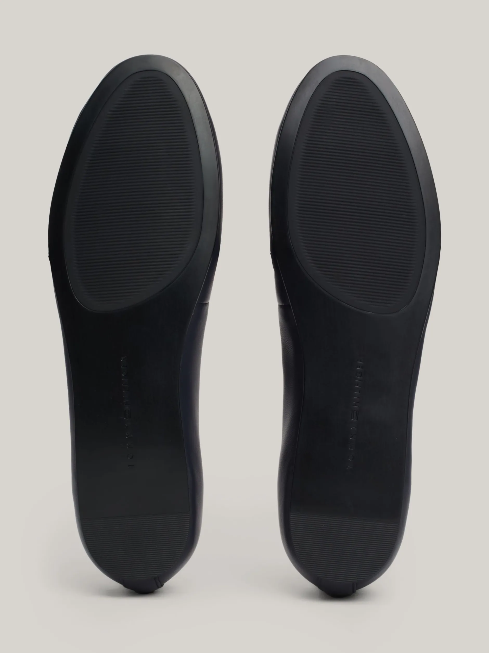 Baleriny|Płaskie Buty*Tommy Hilfiger Skórzane Baleriny Z Kokardą I Flagą SPACE BLUE
