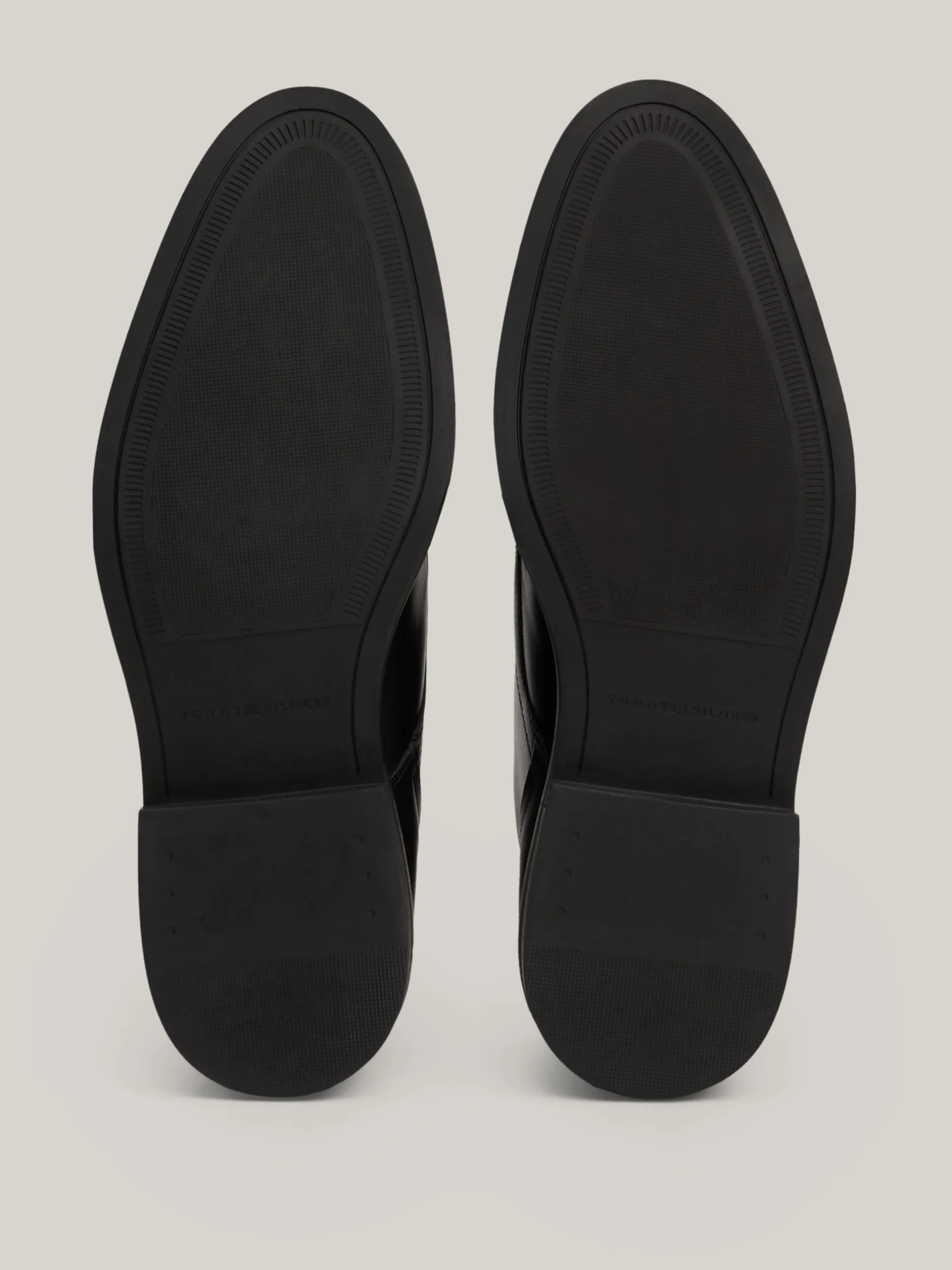 Buty Sznurowane|Buty*Tommy Hilfiger Skórzane Botki TH Monogram BLACK