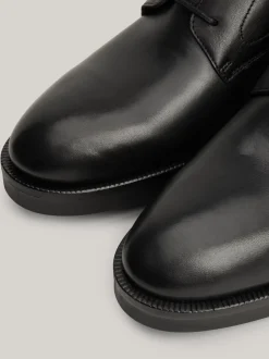 Buty Sznurowane|Buty*Tommy Hilfiger Skórzane Botki TH Monogram BLACK
