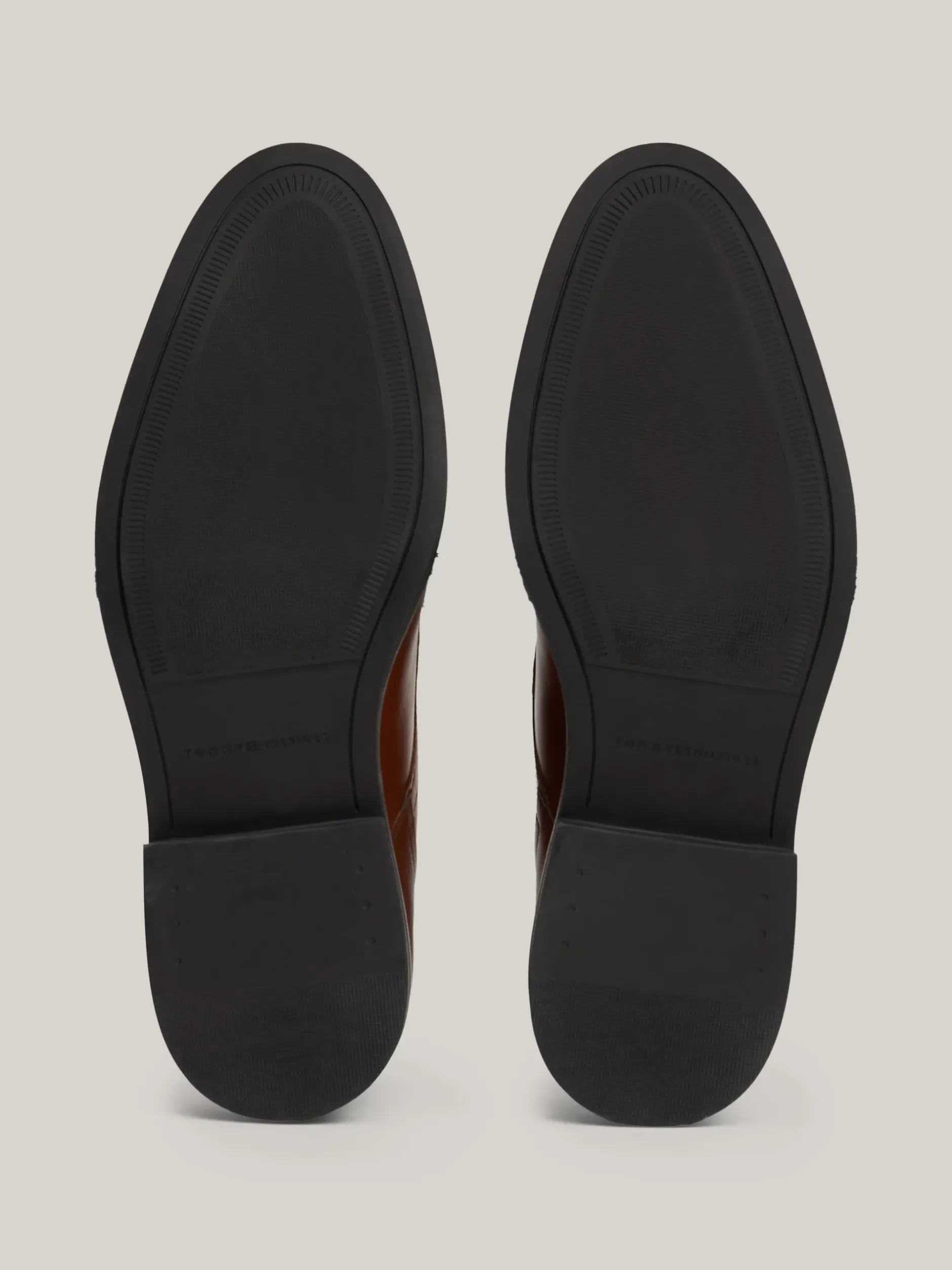 Buty Sznurowane|Buty*Tommy Hilfiger Skórzane Botki TH Monogram WINTER COGNAC