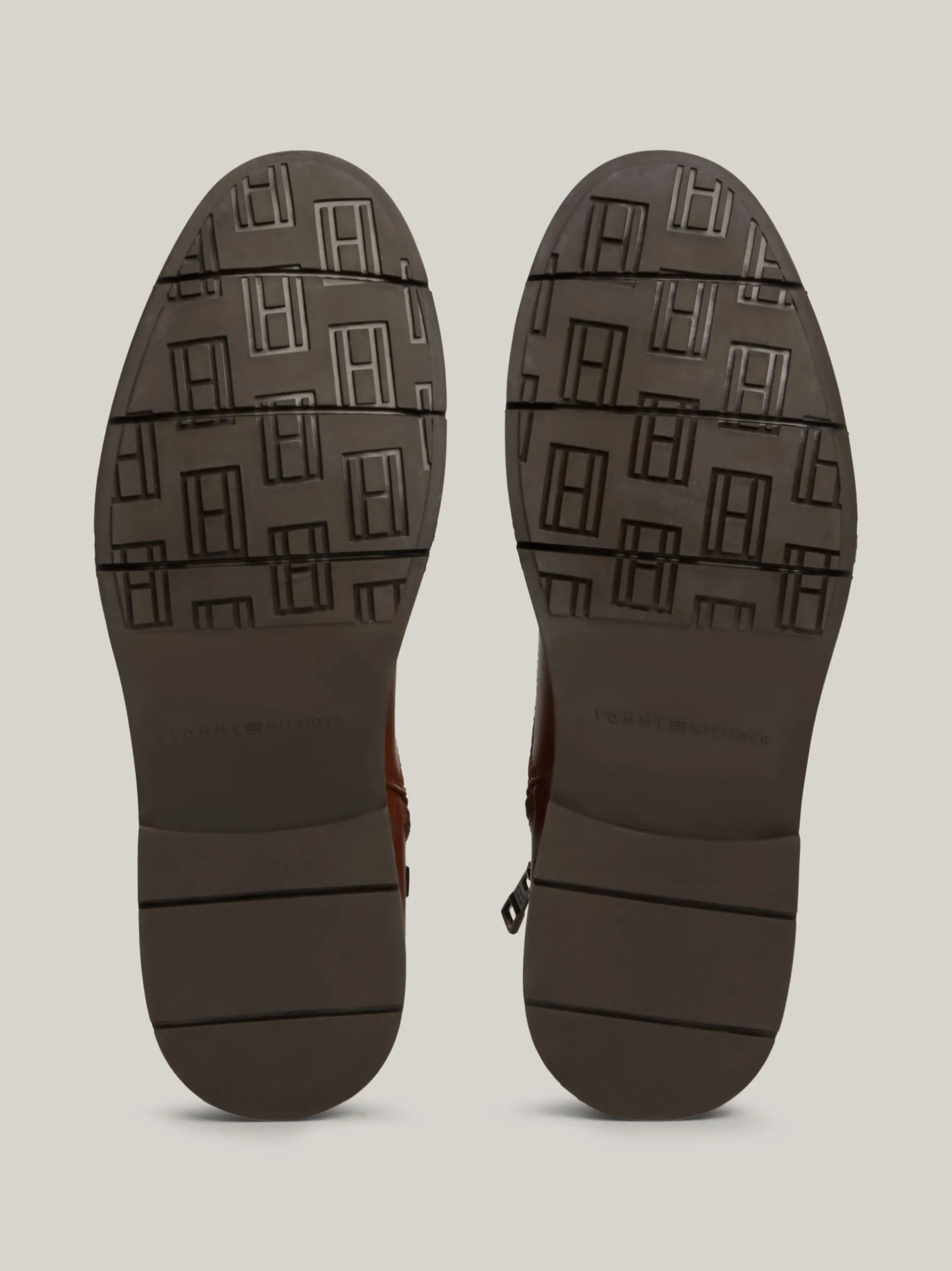 Buty Sznurowane|Buty*Tommy Hilfiger Skórzane Botki Z Ciepłą Wyściółką WINTER COGNAC