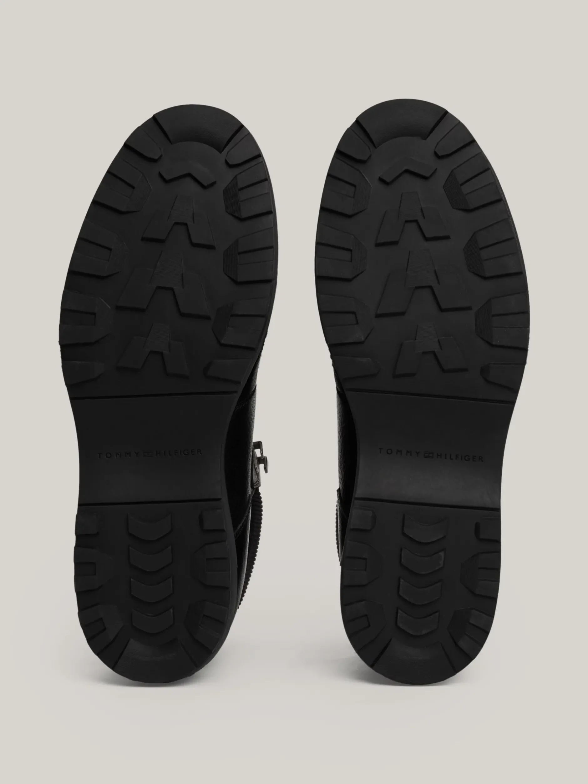 Buty Sznurowane|Buty*Tommy Hilfiger Skórzane Botki Z Ciepłą Wyściółką BLACK