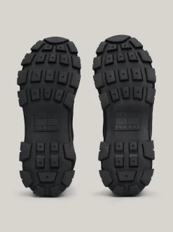Buty Sznurowane|Buty*Tommy Hilfiger Skórzane Botki Z Protektorem BLACK