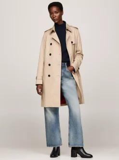 Botki*Tommy Hilfiger Skórzane Buty Do Kostki Z łańcuszkiem BLACK