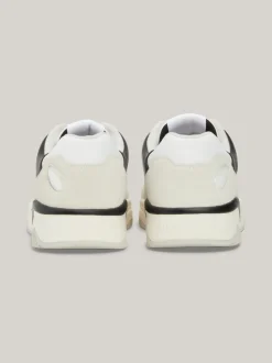 Sneakersy*Tommy Hilfiger Skórzane Buty Koszykarskie BLACK