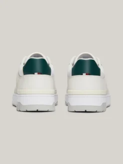 White Trainers|Sneakersy*Tommy Hilfiger Skórzane Buty Sportowe WHITE