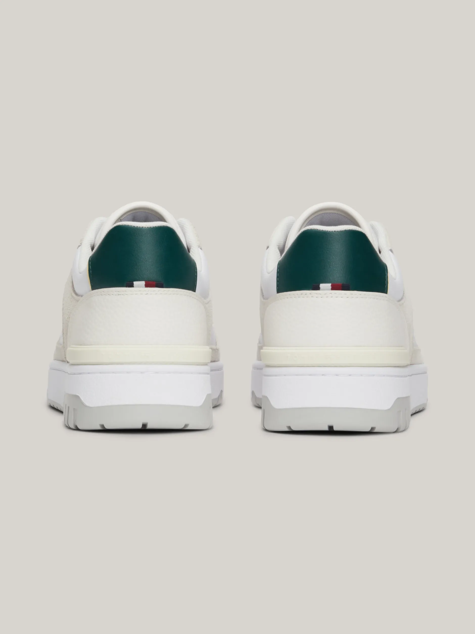 White Trainers|Sneakersy*Tommy Hilfiger Skórzane Buty Sportowe WHITE