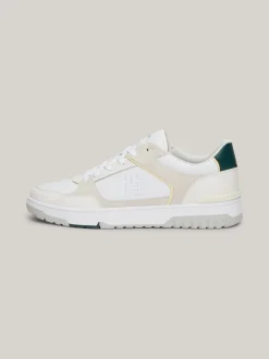 White Trainers|Sneakersy*Tommy Hilfiger Skórzane Buty Sportowe WHITE