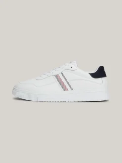 White Trainers|Sneakersy*Tommy Hilfiger Skórzane Buty Sportowe WHITE