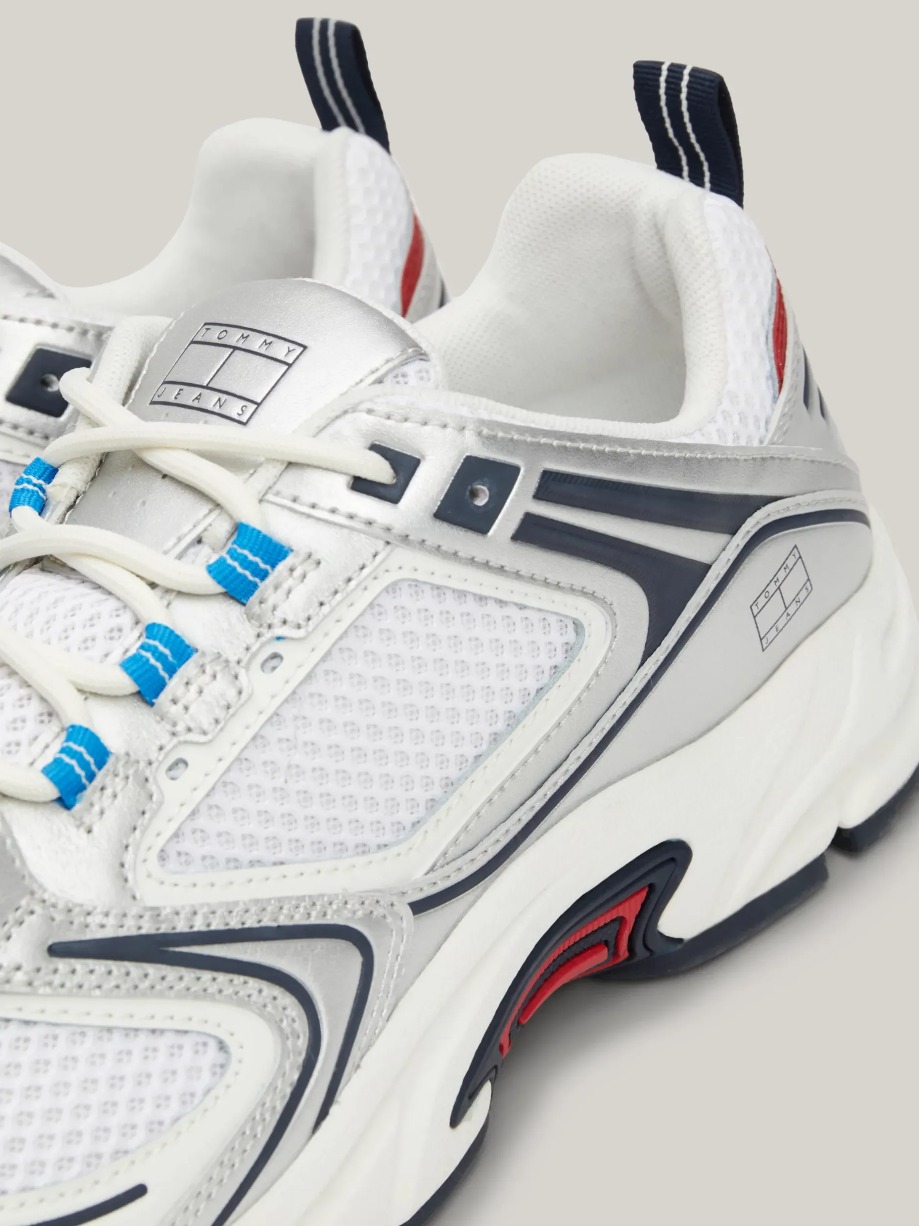 Sneakersy*Tommy Hilfiger Skórzane Buty Sportowe Archive Z Blokami Kolorów RWB