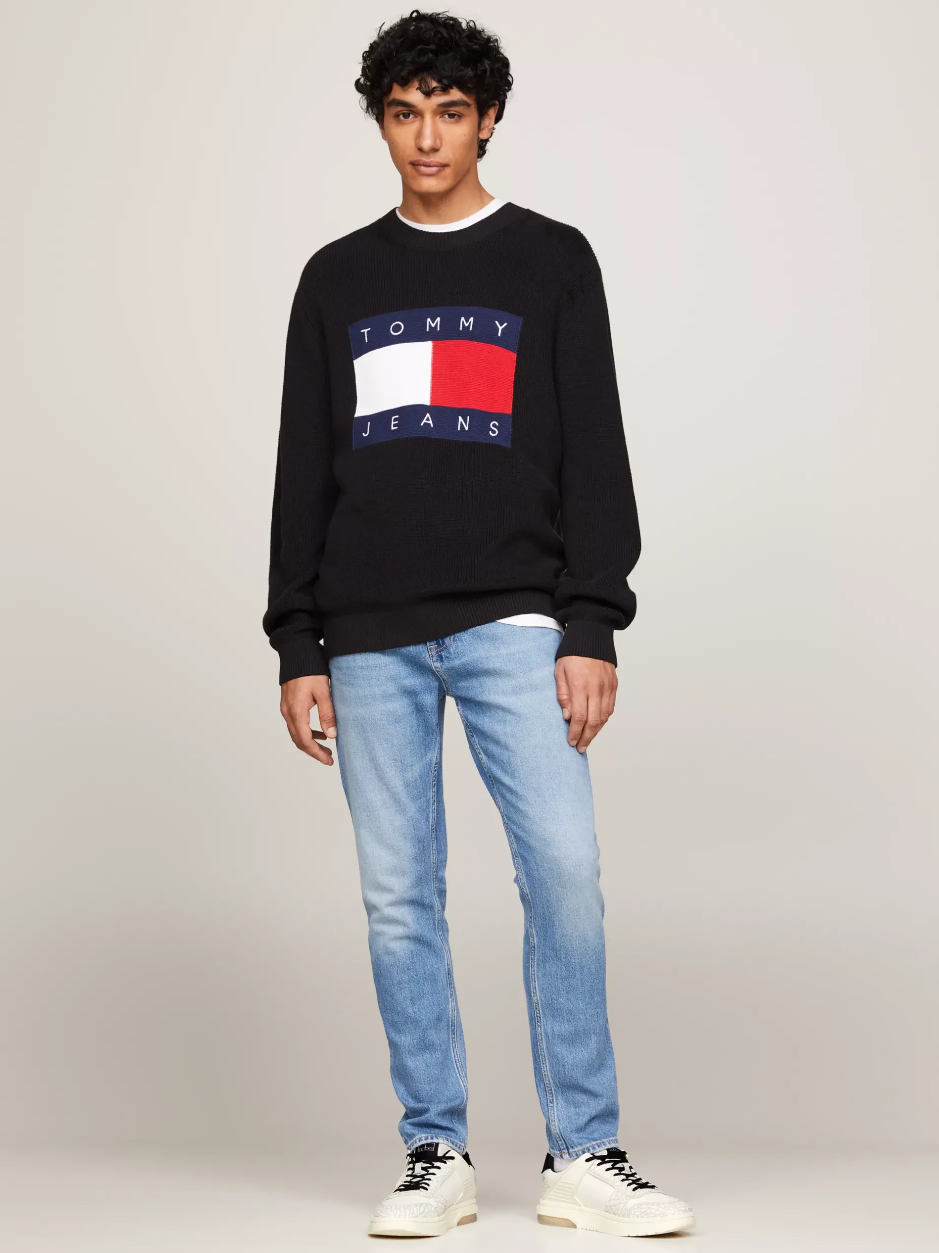 White Trainers|Sneakersy*Tommy Hilfiger Skórzane Buty Sportowe Brooklyn IVORY