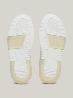 Sneakersy*Tommy Hilfiger Skórzane Buty Sportowe Brooklyn Na Platformie STRATUS GREY
