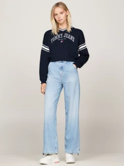 Sneakersy*Tommy Hilfiger Skórzane Buty Sportowe Brooklyn Na Platformie MISTY PINK