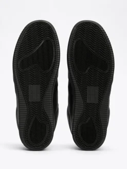 Sneakersy*Tommy Hilfiger Skórzane Buty Sportowe Do Koszykówki BLACK