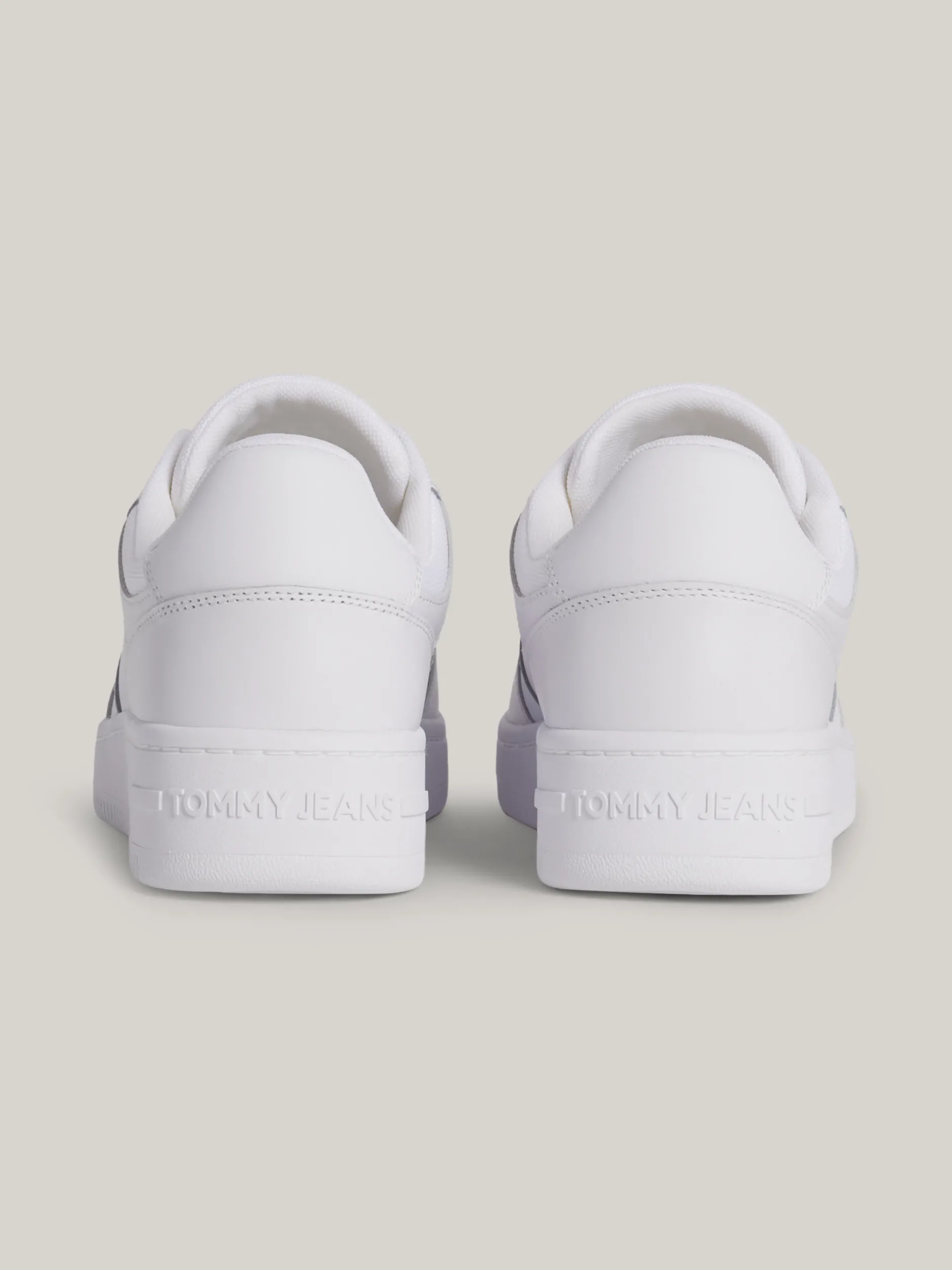 White Trainers|Sneakersy*Tommy Hilfiger Skórzane Buty Sportowe Do Koszykówki WHITE