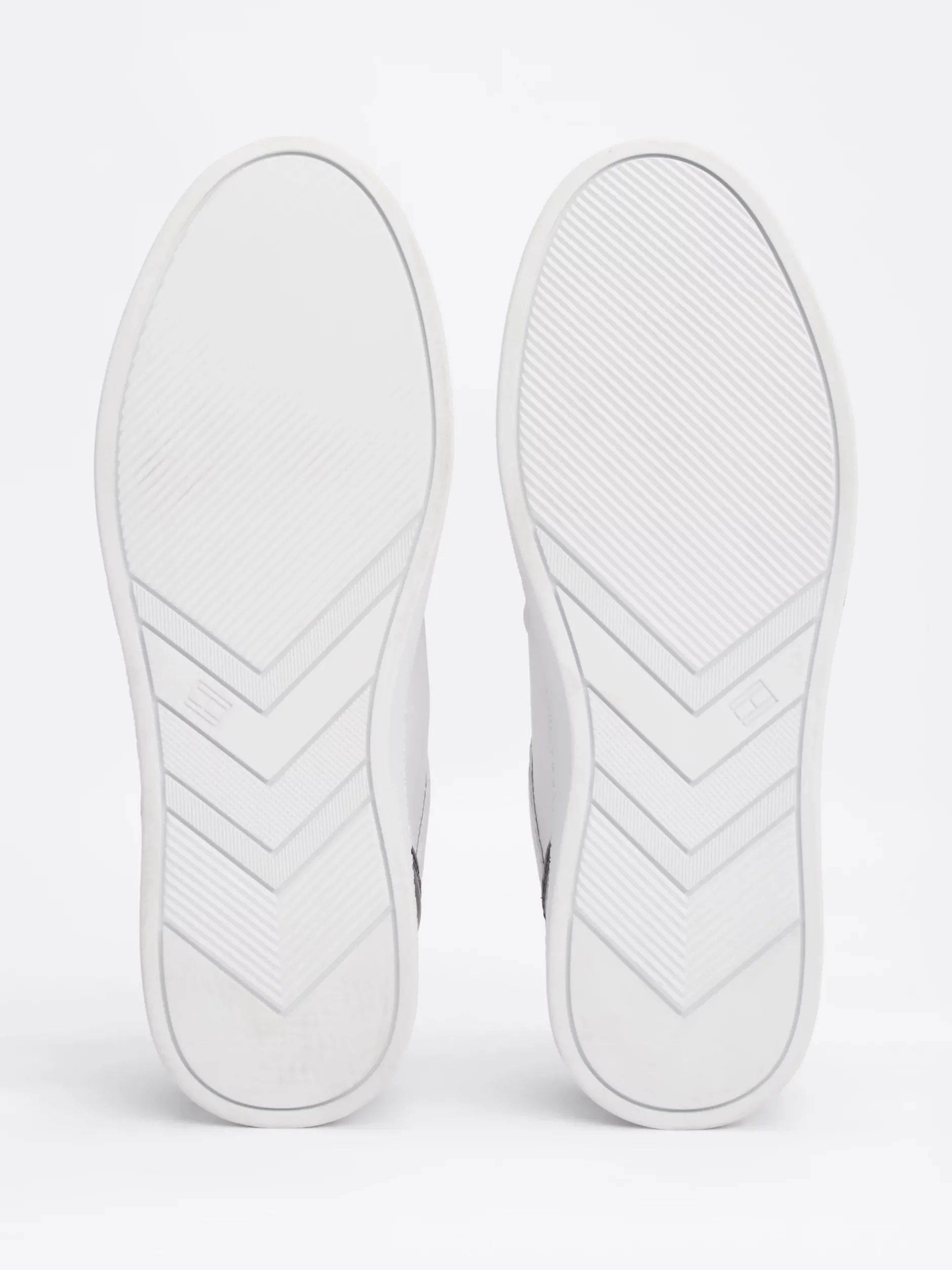 Sneakersy*Tommy Hilfiger Skórzane Buty Sportowe Elevated Essential WHITE