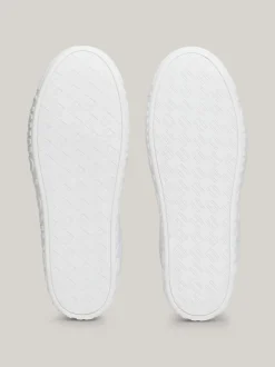 White Trainers|Sneakersy*Tommy Hilfiger Skórzane Buty Sportowe Essential WHITE