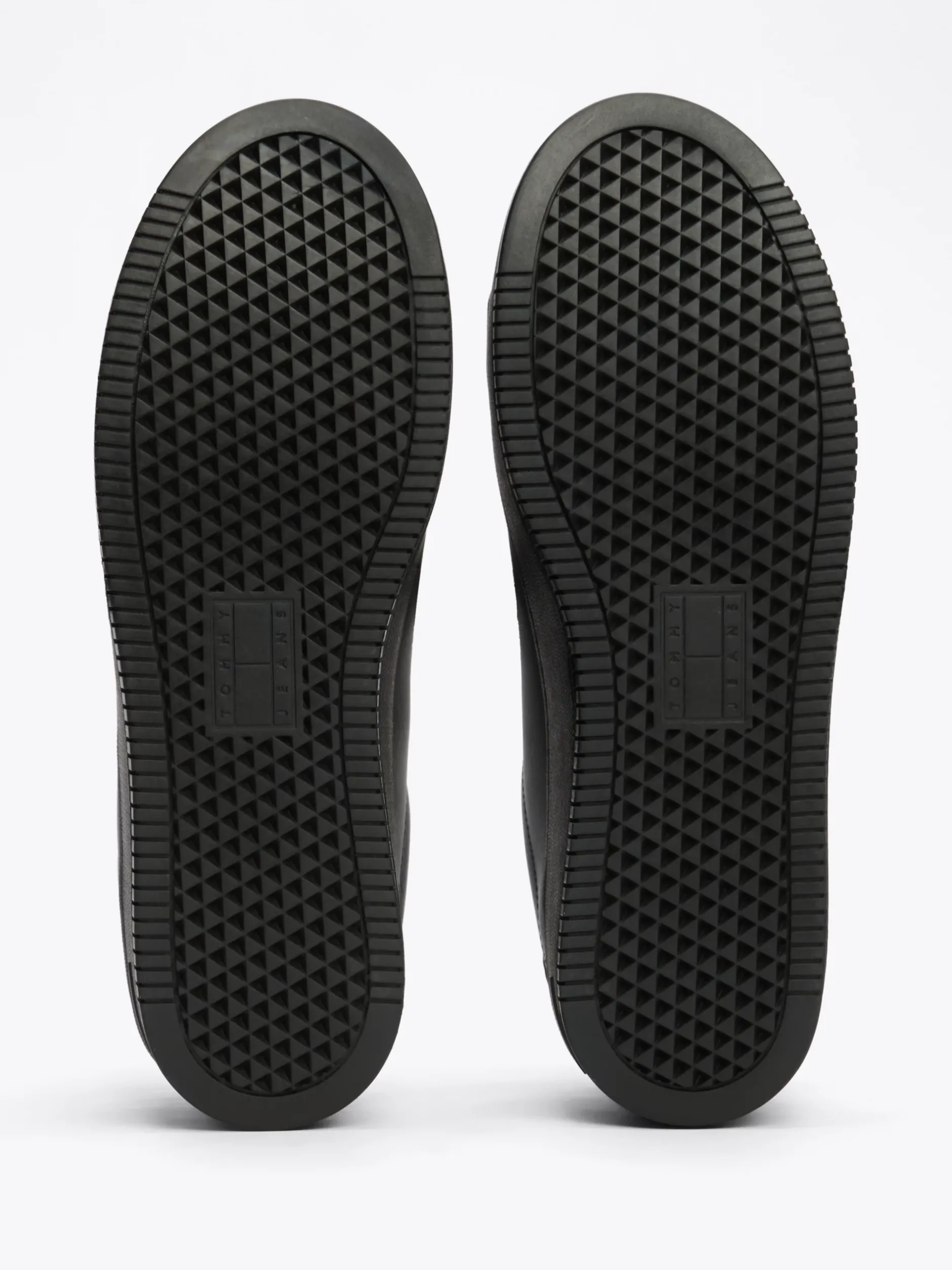 Sneakersy*Tommy Hilfiger Skórzane Buty Sportowe Na Platformie BLACK