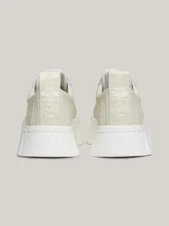 Sneakersy*Tommy Hilfiger Skórzane Buty Sportowe Na Platformie NEWSPRINT