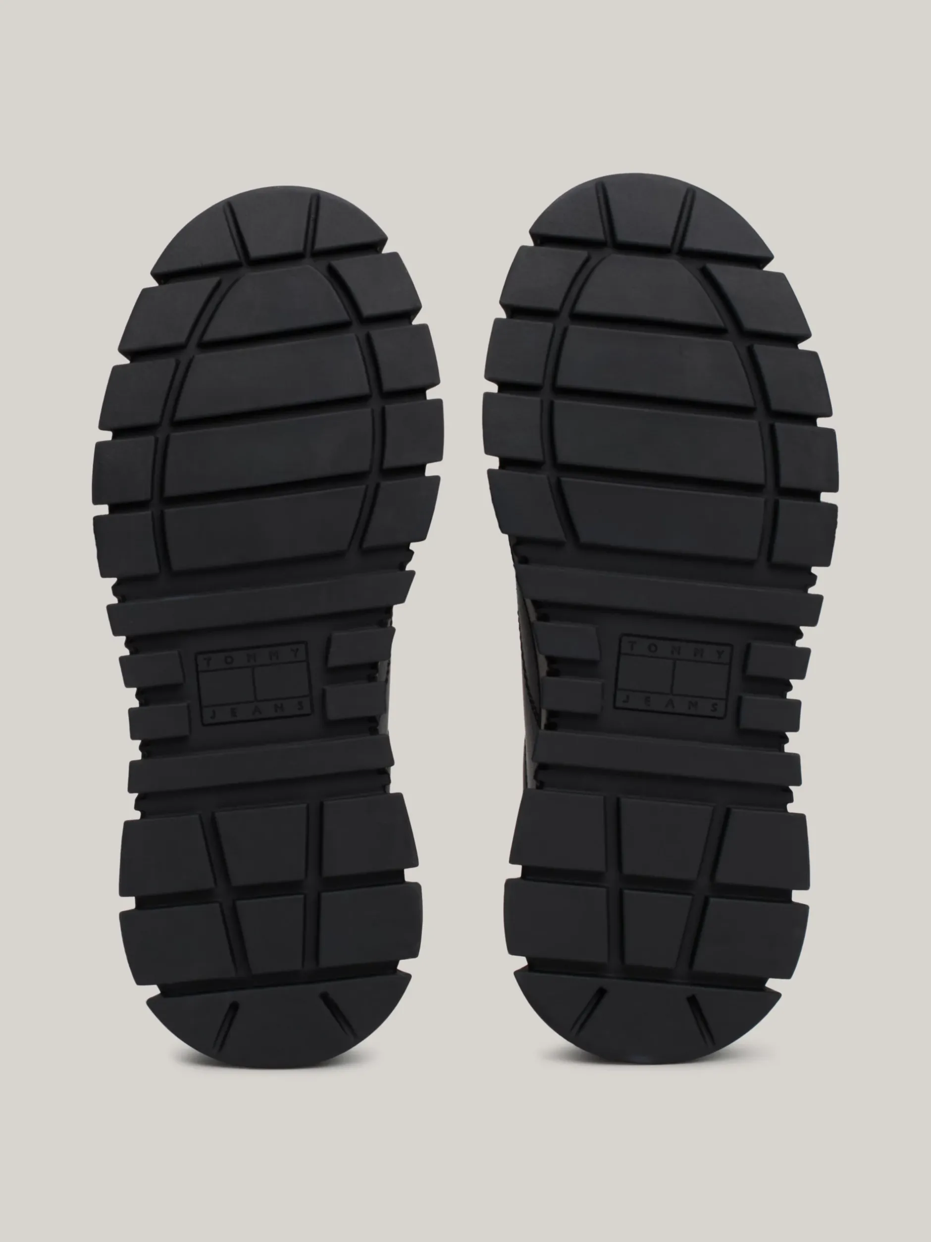 Sneakersy*Tommy Hilfiger Skórzane Buty Sportowe Na Platformie BLACK