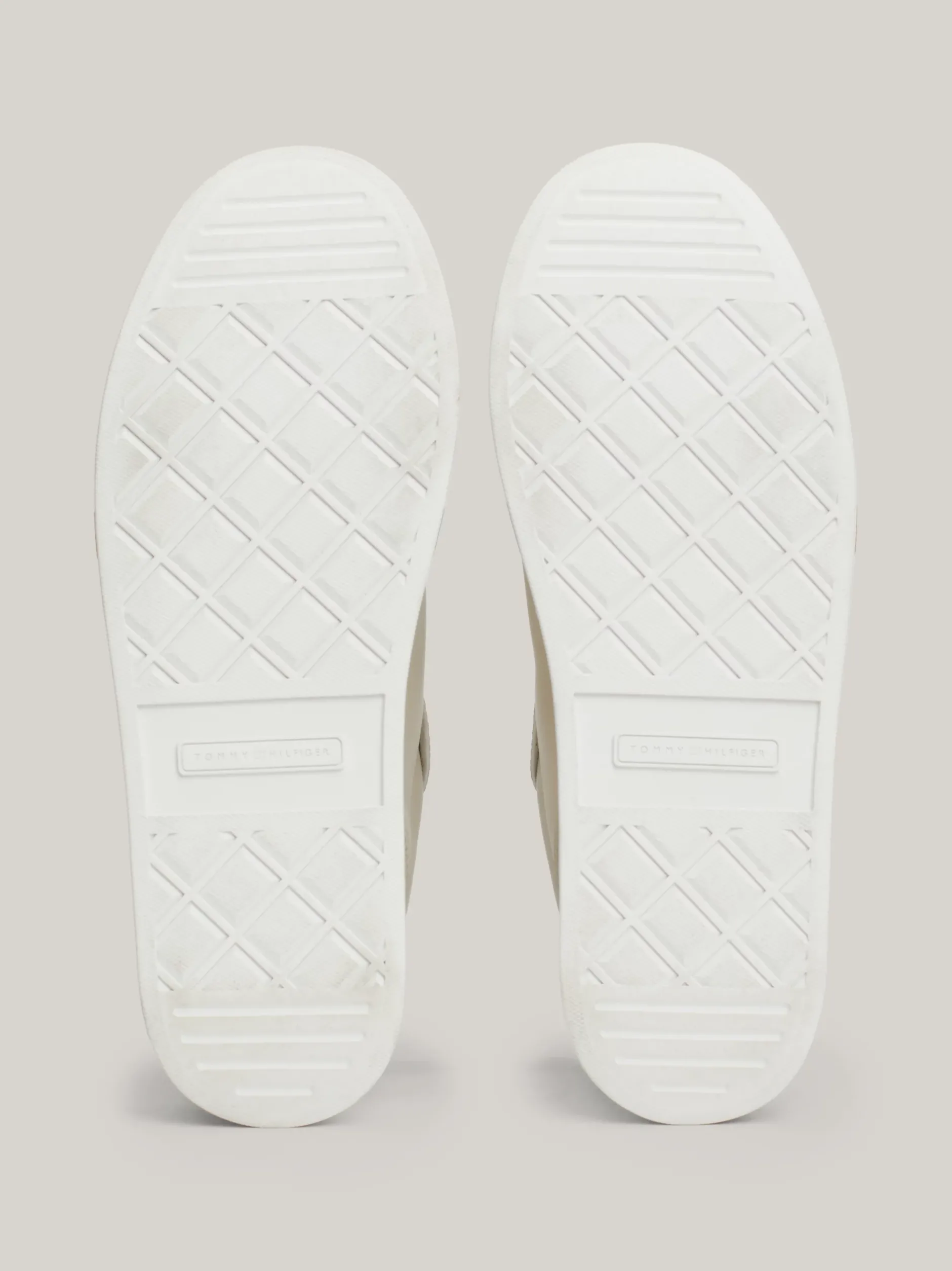 Sneakersy*Tommy Hilfiger Skórzane Buty Sportowe Na Platformie NEWSPRINT