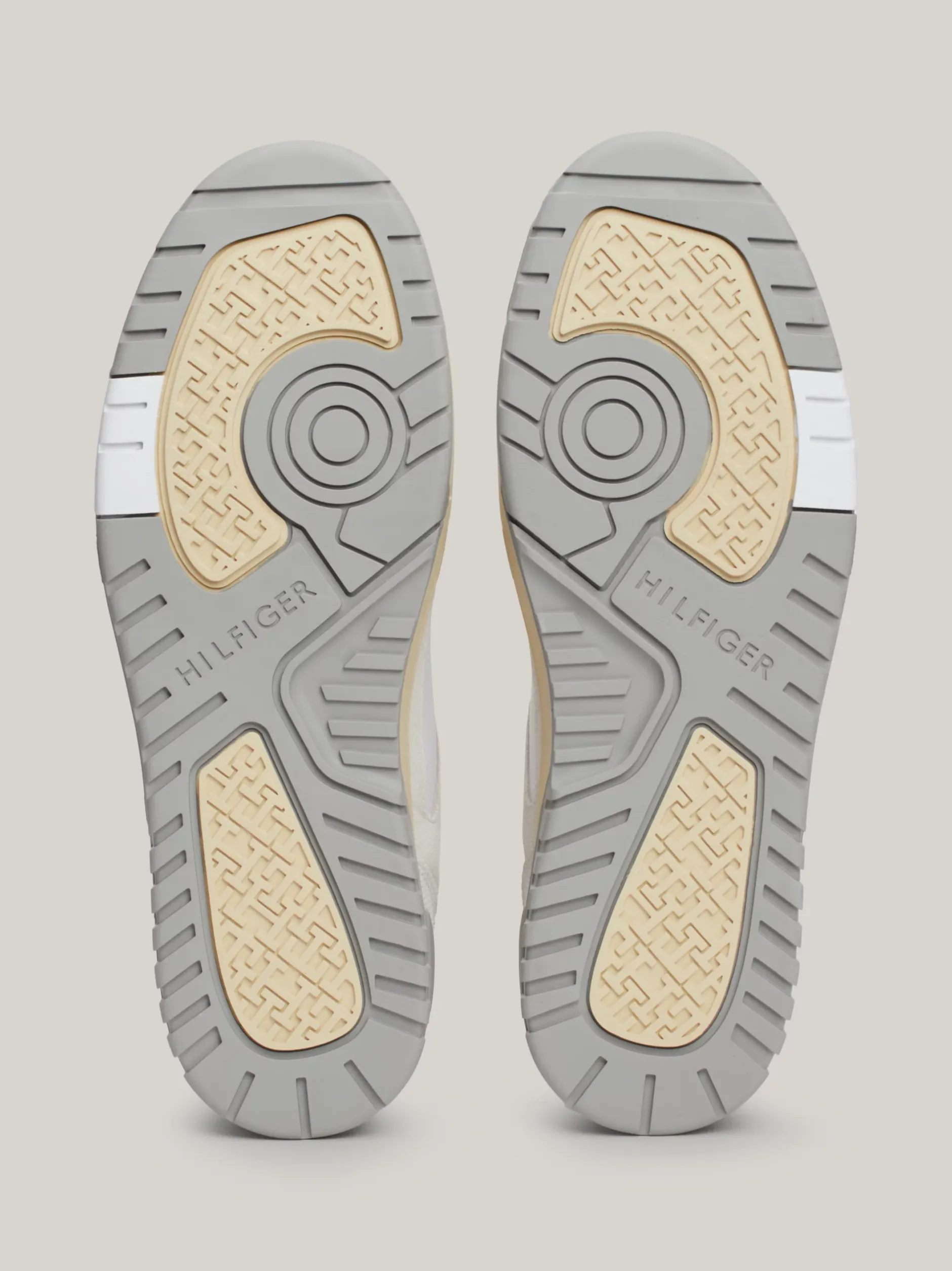 White Trainers|Sneakersy*Tommy Hilfiger Skórzane Buty Sportowe TH Monogram WHITE