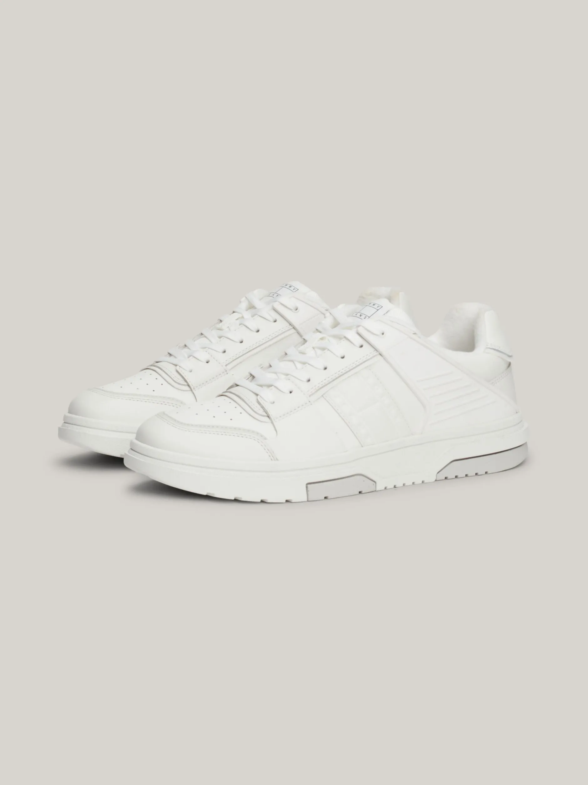 White Trainers|Sneakersy*Tommy Hilfiger Skórzane Buty Sportowe The Brooklyn ECRU
