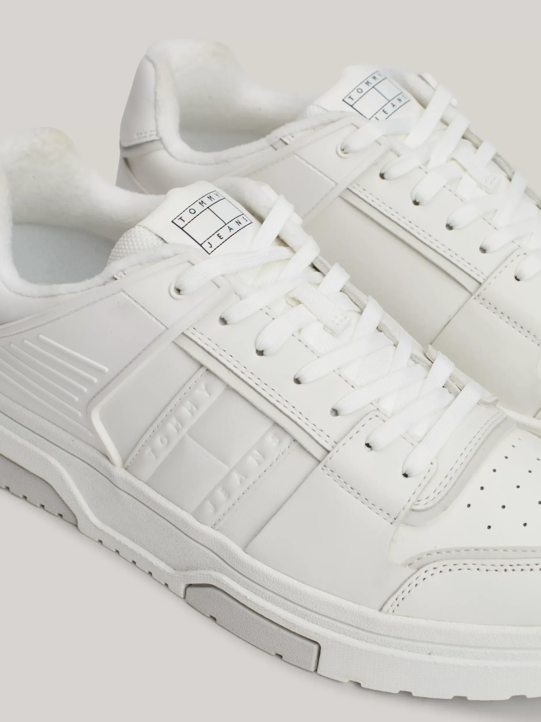 White Trainers|Sneakersy*Tommy Hilfiger Skórzane Buty Sportowe The Brooklyn ECRU