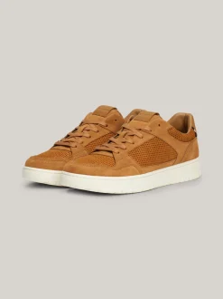 Sneakersy*Tommy Hilfiger Skórzane Buty Sportowe W Stylu Koszykarskim SAHARA
