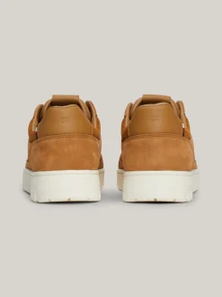 Sneakersy*Tommy Hilfiger Skórzane Buty Sportowe W Stylu Koszykarskim SAHARA