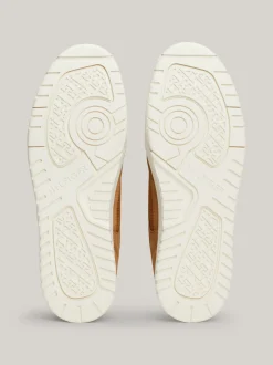 Sneakersy*Tommy Hilfiger Skórzane Buty Sportowe W Stylu Koszykarskim SAHARA