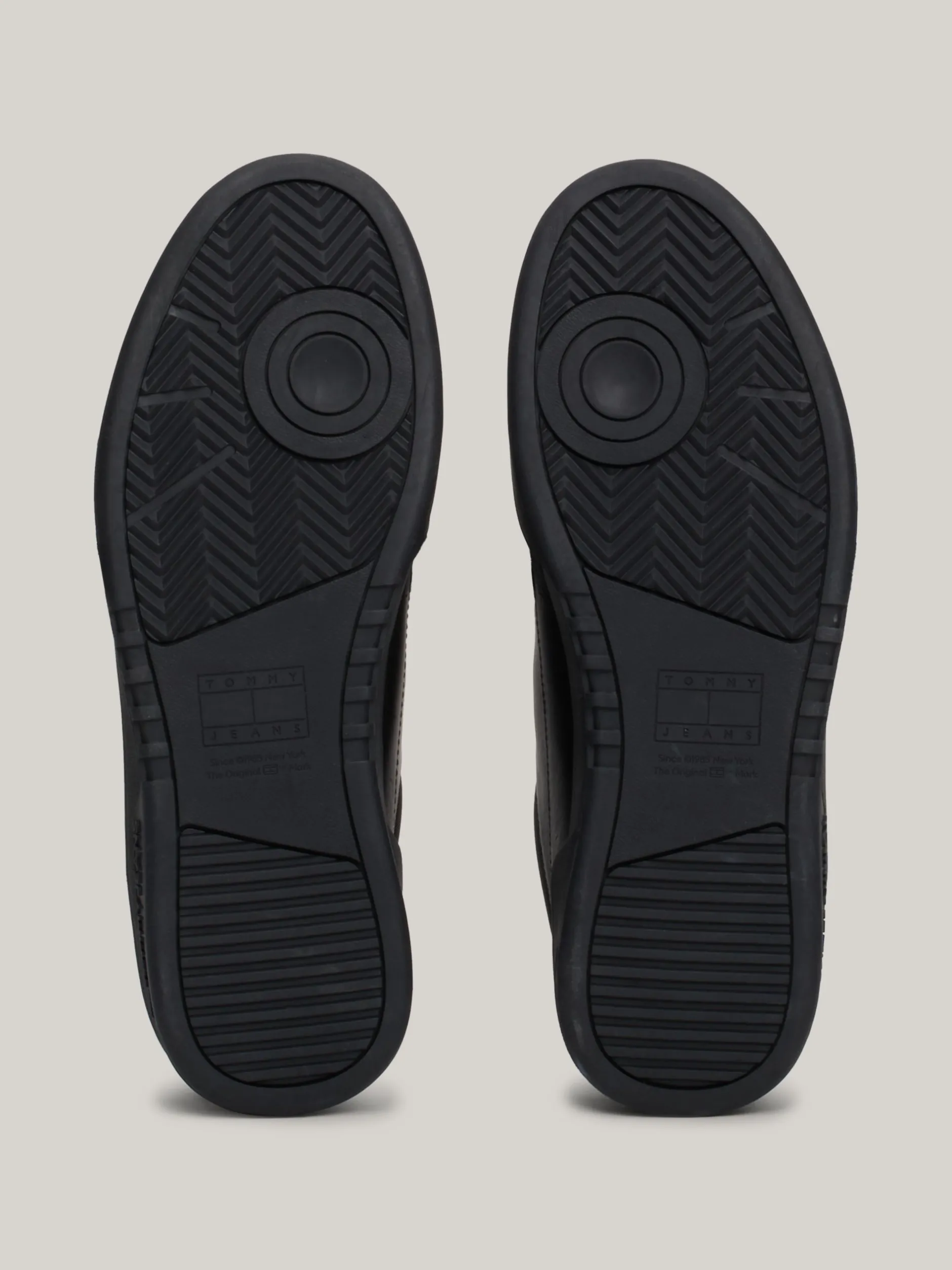 Sneakersy*Tommy Hilfiger Skórzane Buty Sportowe Z Logo BLACK