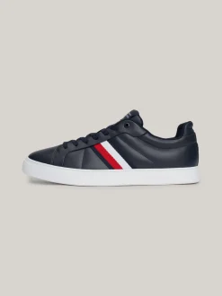 Sneakersy*Tommy Hilfiger Skórzane Buty Sportowe Z Sygnowaną Taśmą DESERT SKY