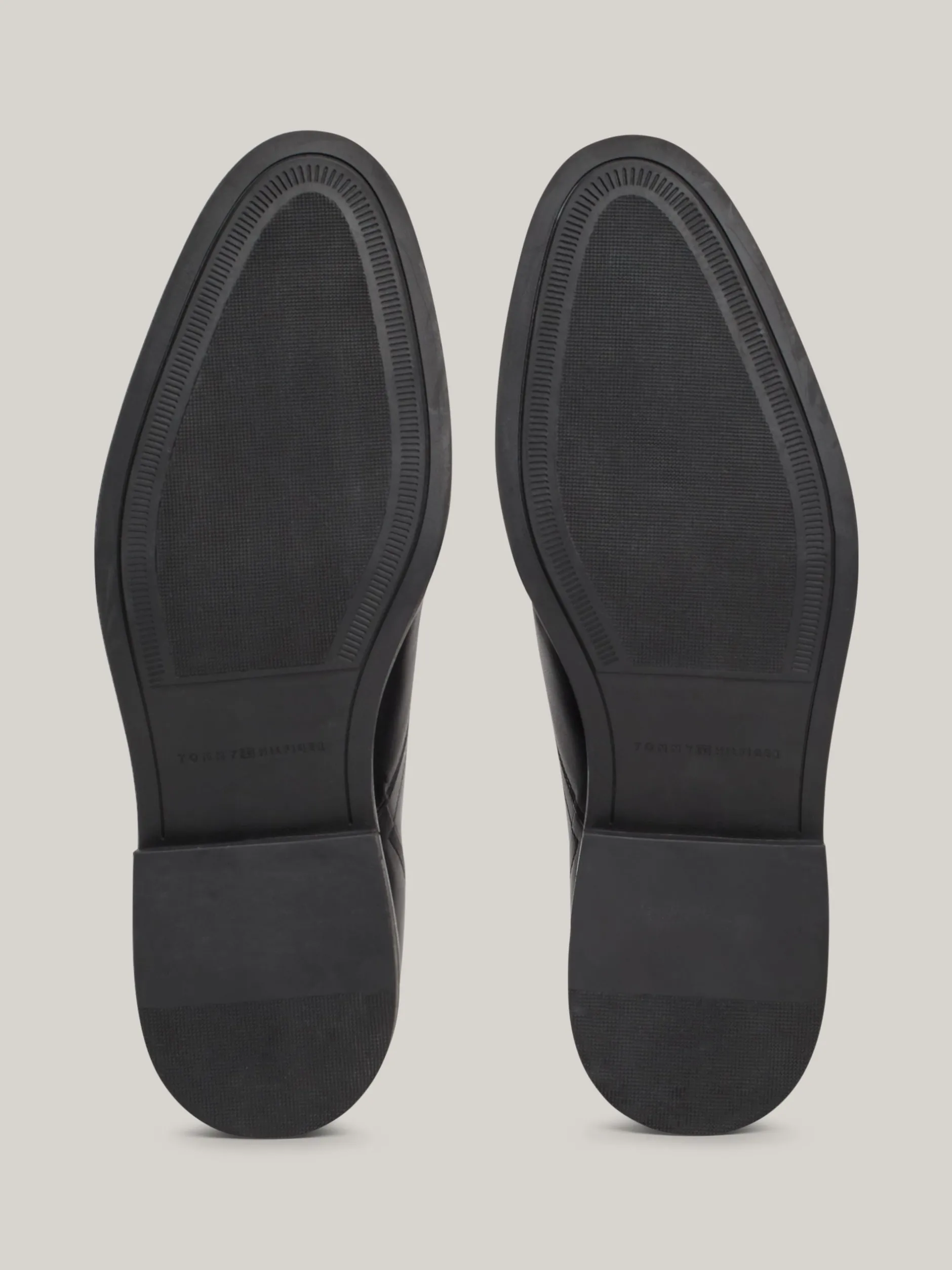 Buty Wizytowe*Tommy Hilfiger Skórzane Derby TH Monogram BLACK