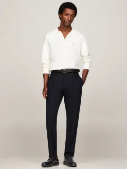 Buty Wizytowe*Tommy Hilfiger Skórzane Derby TH Monogram BLACK