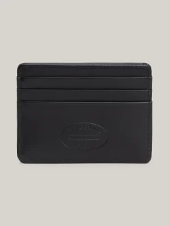 Portfele & Breloczki Do Kluczy*Tommy Hilfiger Skórzane Etui Na Karty BLACK