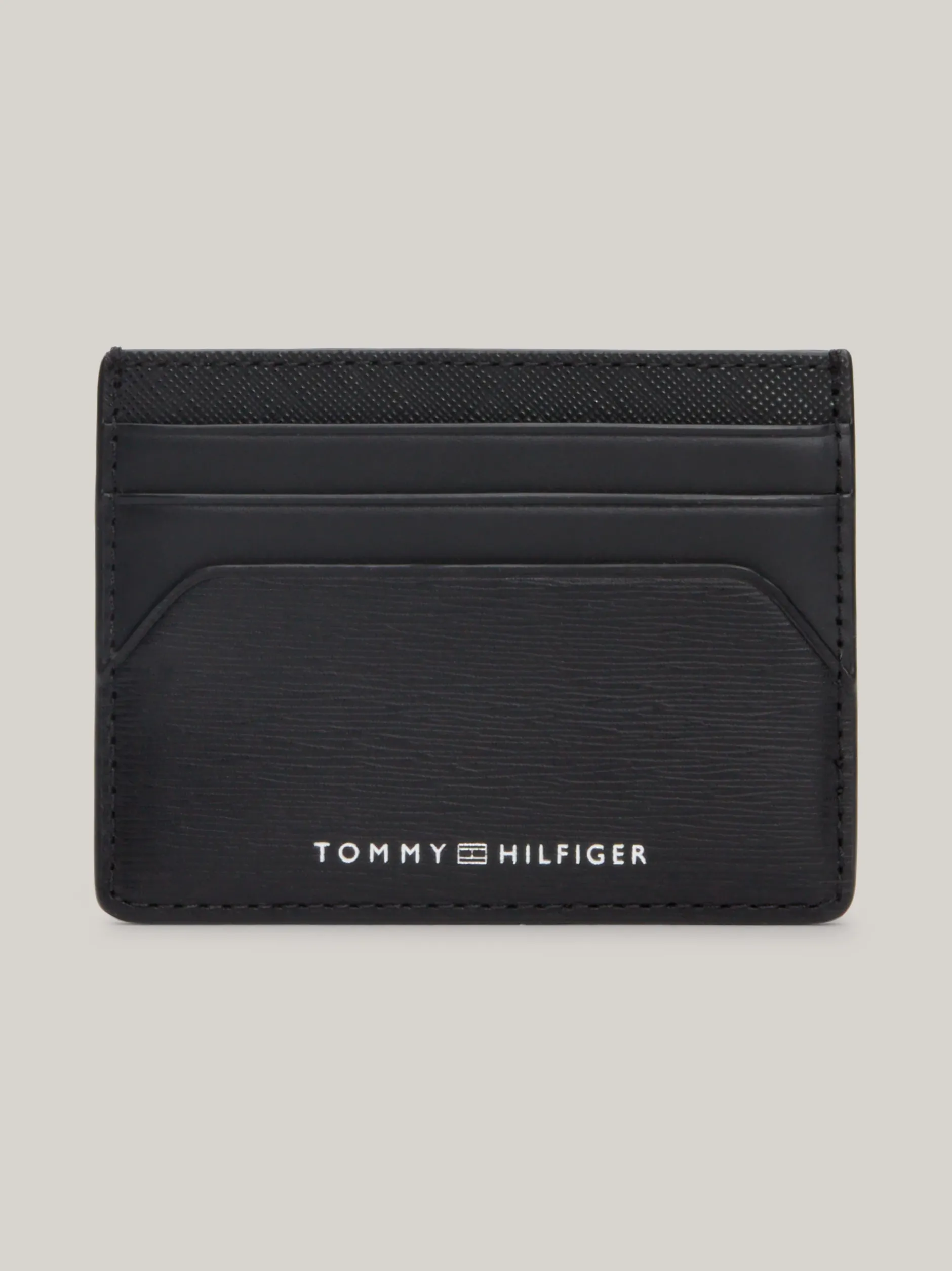 Portfele & Breloczki Do Kluczy*Tommy Hilfiger Skórzane Etui Na Karty Business Premium BLACK
