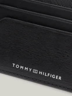 Portfele & Breloczki Do Kluczy*Tommy Hilfiger Skórzane Etui Na Karty Business Premium BLACK
