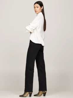 Botki*Tommy Hilfiger Skórzane Kowbojki Z Wężowym Wzorem NEUTRAL PYTHON