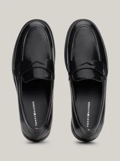 Buty Wizytowe|Mokasyny & Buty Żeglarskie*Tommy Hilfiger Skórzane Mokasyny BLACK