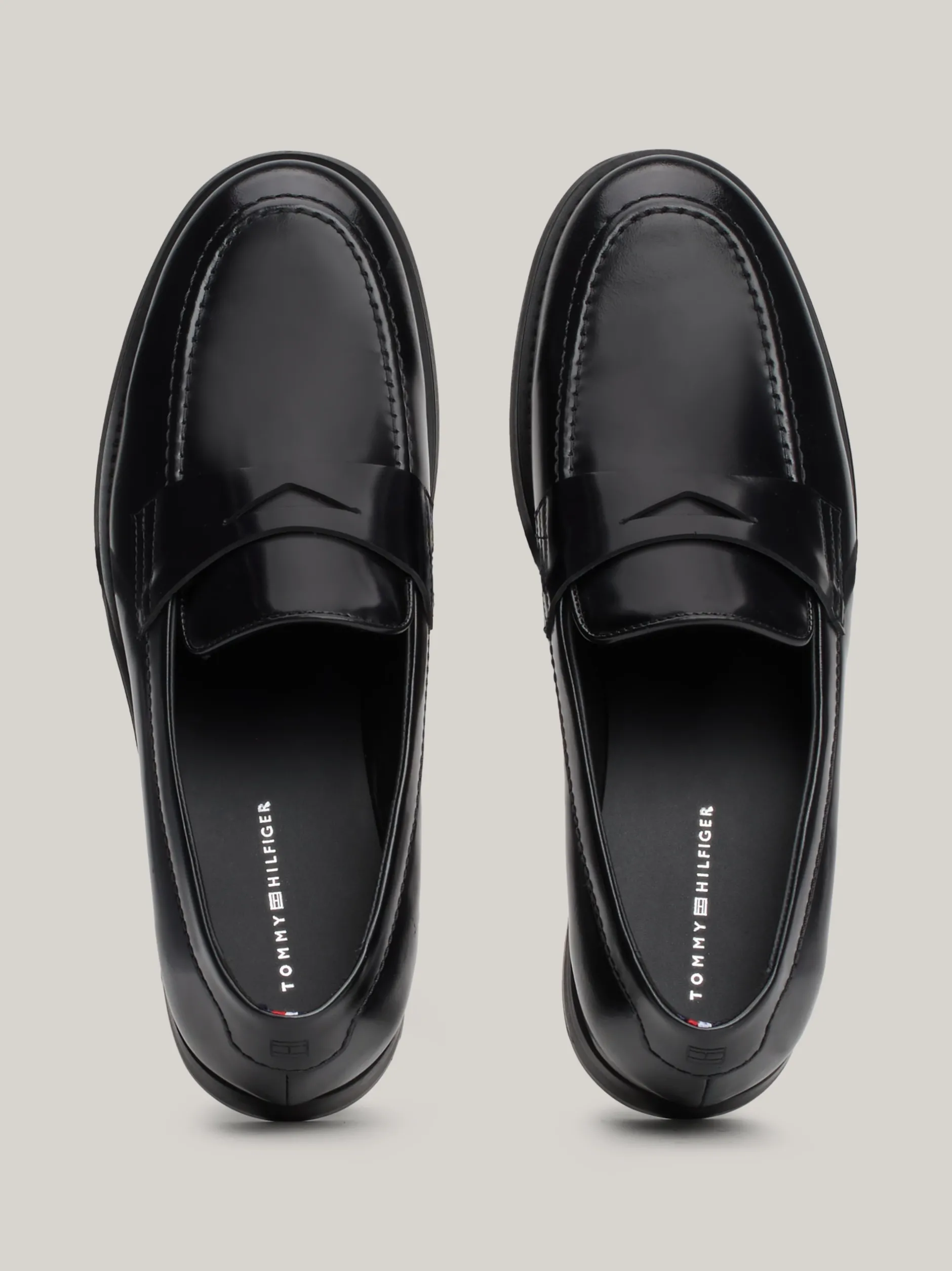 Buty Wizytowe|Mokasyny & Buty Żeglarskie*Tommy Hilfiger Skórzane Mokasyny BLACK