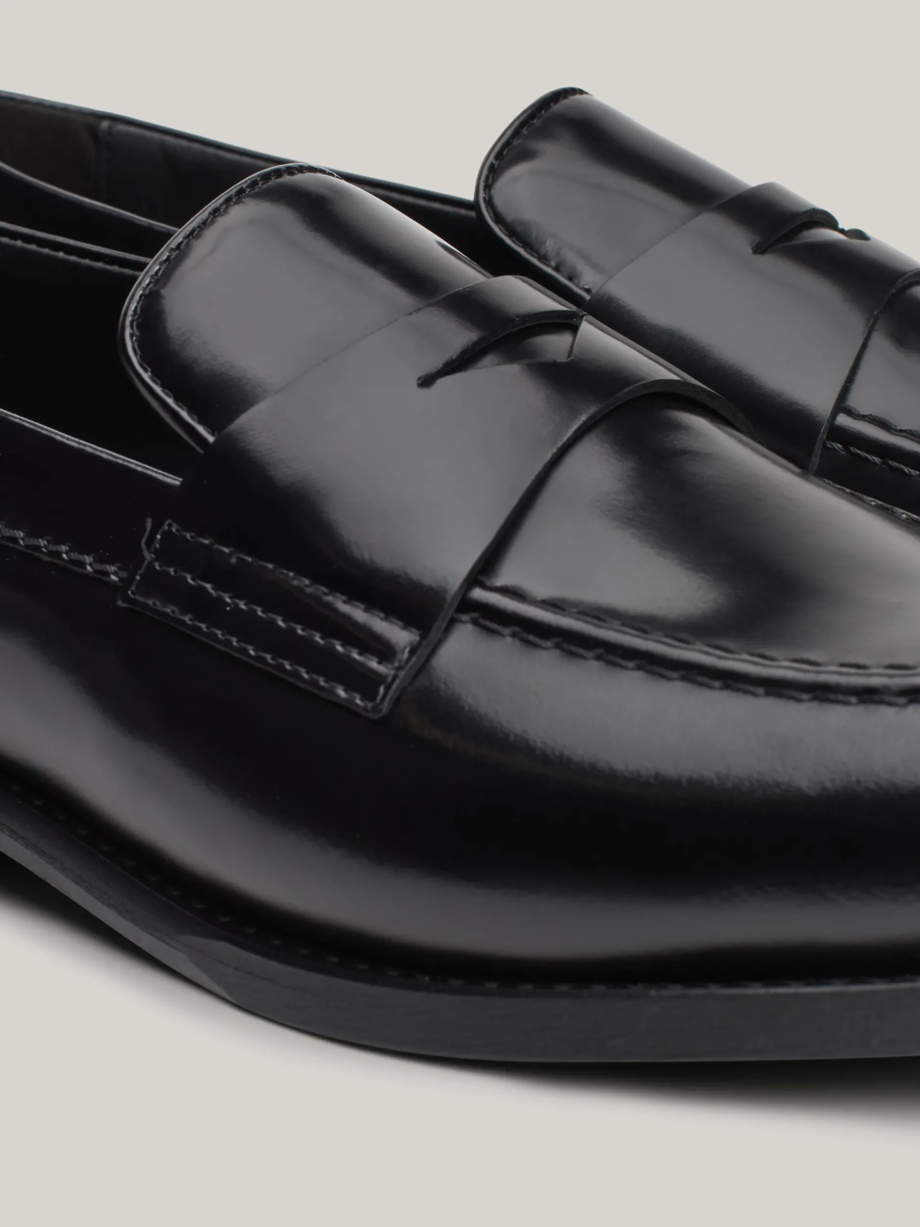 Buty Wizytowe|Mokasyny & Buty Żeglarskie*Tommy Hilfiger Skórzane Mokasyny BLACK